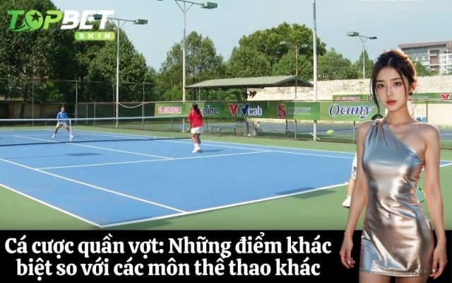 Cá cược quần vợt: Những điểm khác biệt so với các môn thể thao khác