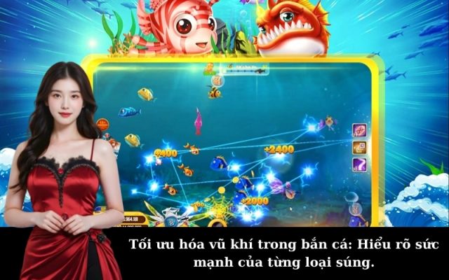 Tối ưu hóa vũ khí trong bắn cá: Hiểu rõ sức mạnh của từng loại súng.