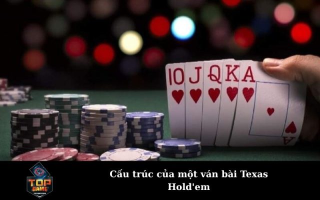 Cấu trúc của một ván bài Texas Hold'em