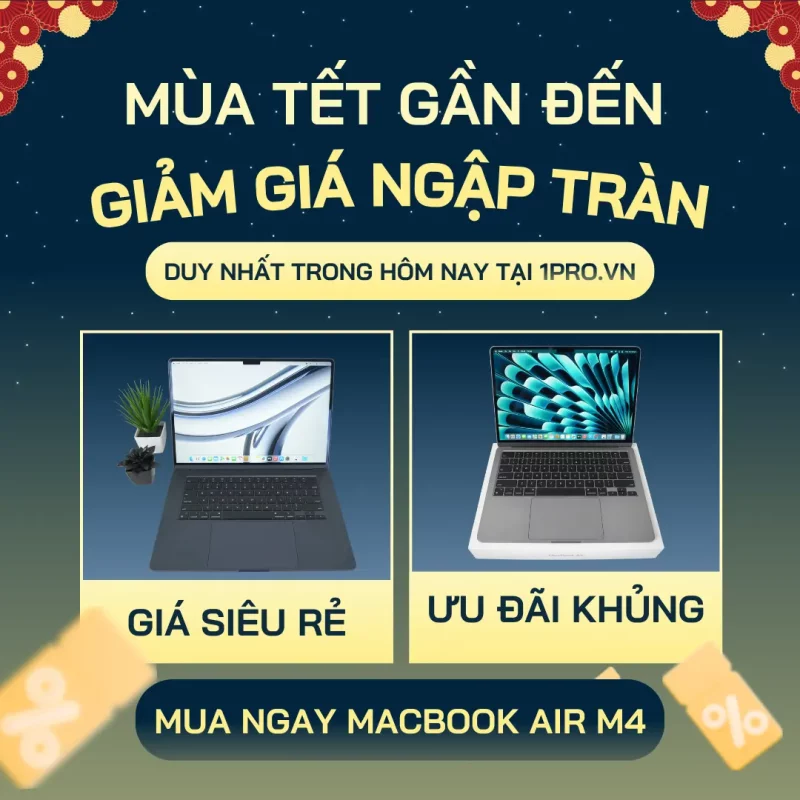 Macbook Air M4 thiết kế mỏng nhẹ đặt trên bàn làm việc